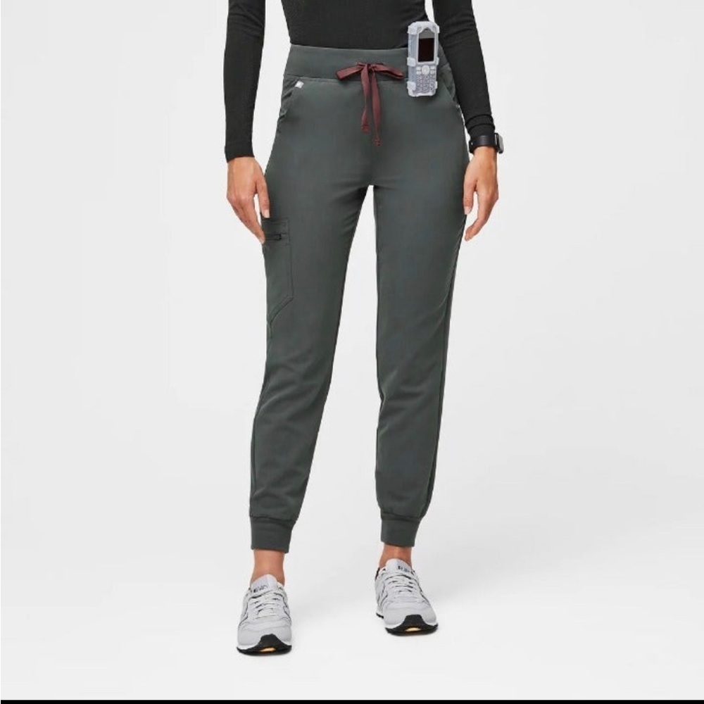 Figs Zamora High Waisted 2.0 Jogger Scrub Pants XXS - Petite Bonsai